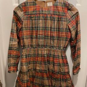 Gorgeous Crewcuts gold plaid dress-Perfect for holidays!